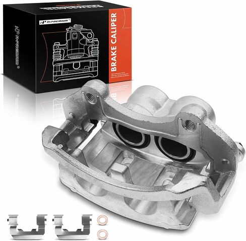 A-Premium Disc Brake Caliper Assembly with Bracket Compatible with Select Cadillac Models - CTS 2008 2009 2010 2011 2012 2013 2014 in Saudi Arabia