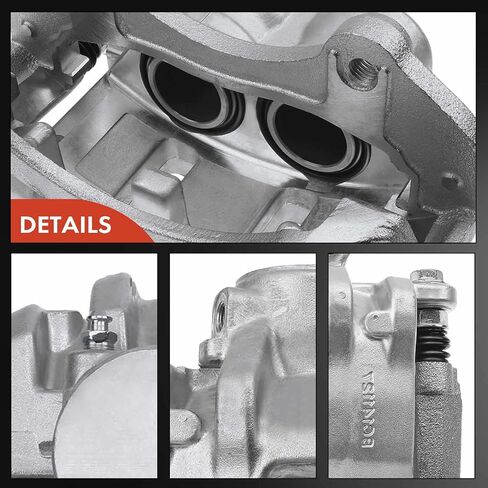 A-Premium Disc Brake Caliper Assembly with Bracket Compatible with Select Cadillac Models - CTS 2008 2009 2010 2011 2012 2013 2014 in Saudi Arabia