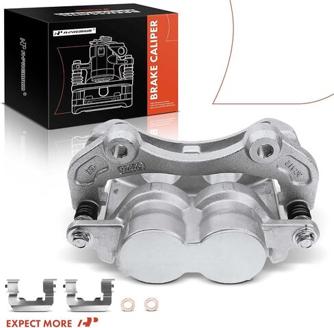 A-Premium Disc Brake Caliper Assembly with Bracket Compatible with Select Cadillac Models - CTS 2008 2009 2010 2011 2012 2013 2014 in Saudi Arabia