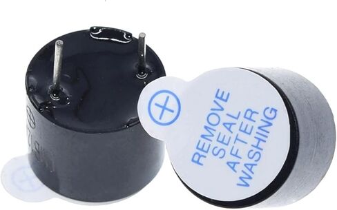 10pcs 5v Active Buzzer Magnetic Long Continous Beep Tone 12 * 9.5mm in Saudi Arabia