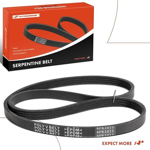 A-Premium Engine Serpentine Drive Belt Compatible with Chevy, Honda, GMC, Nissan & Acura Cars - Silverado 2500 HD, Suburban 2500, Avalanche 2500, Civic, Sierra 3500, Yukon XL 2500, 300ZX, EL, & More in Saudi Arabia