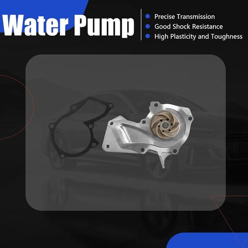 AUCERAMIC Engine Timing Belt Kit with Water Pump Fit for 2013-2015 Ford Escape, 2013-2014 Fusion, 2014-2015 Transit Connect, 2014-2019 Fiesta - 1.6L L4 DOHC Replace# BE8Z-6K254-A, BE8Z-6268-C in Saudi Arabia