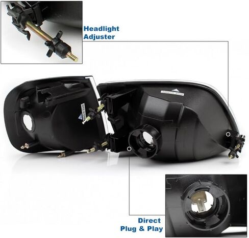Replacement Headlights w/Corner Lights Amber/Chrome Compatible with 1997-03 Ford F-150 | 1997-02 Expedition in Saudi Arabia