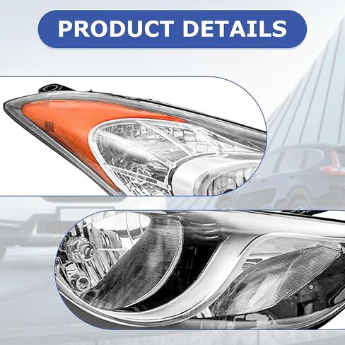 Right Side Halogen Headlight Headlamp For 2011 2012 2013 Hyundai Elantra 92102-3Y000 HY2503161 in Saudi Arabia
