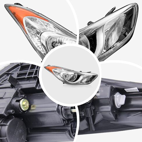 Right Side Halogen Headlight Headlamp For 2011 2012 2013 Hyundai Elantra 92102-3Y000 HY2503161 in Saudi Arabia