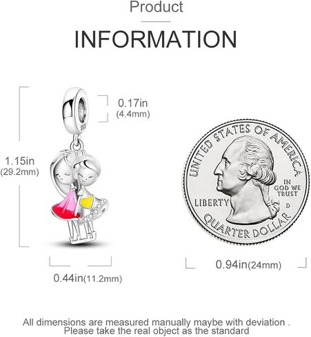 Parmuz سحر للأساور 925 فضة الصيف السفر المحيط محظوظ سحر الخرز قلادة مجوهرات هدية للمرأة أمي in Kuwait