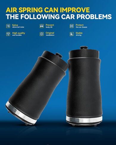 طقم تعليق أكياس الهواء الخلفية من PHILTOP لـ 2000-2006 X5 (RearSpringTypeAir)، 949996/949951 طقم تعليق زنبركي هوائي مكون من 2 in Saudi Arabia