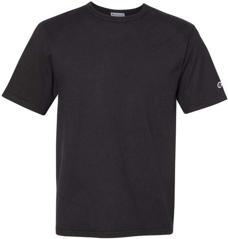 Champion Garment Dyed Short Sleeve T-Shirt 3XL Black in Saudi Arabia