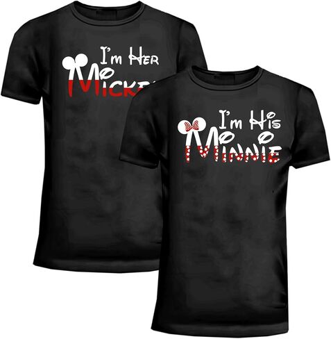 قمصان متطابقة للأزواج، مجموعة قمصان الحب للرجال والنساء، تي شيرت Husban Wife. in Kuwait