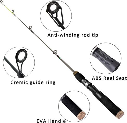 Aurora 26 inch Ice Fishing Rod Kit in Saudi Arabia