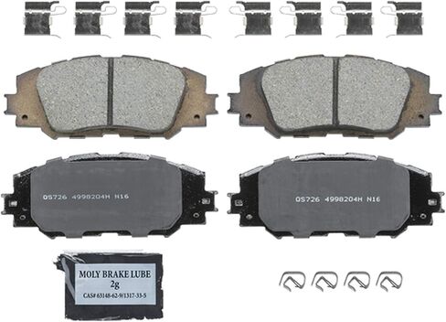 Wagner QS ZD1210A Disc Brake Pad Set, Slotted for Enhanced Performance, Fits 2014–2019 Toyota Corolla in Saudi Arabia