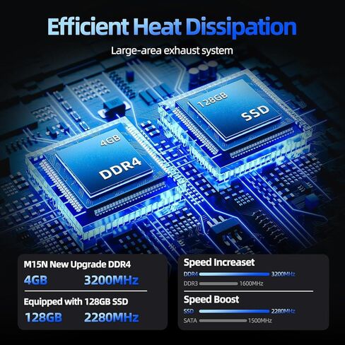 كمبيوتر محمول 15.6 بوصة، 8 جيجابايت DDR4 256 جيجابايت SSD، أجهزة كمبيوتر محمولة مع معالج Celeron J4105 (يصل إلى 2.5 جيجا هرتز)، 5000 مللي أمبير، 2.4/5.0 جيجا واي فاي، كاميرا ويب، Mini HDMI، USB 3.0، بلوتوث 5.0 in Kuwait