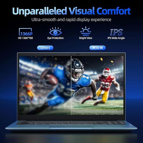 كمبيوتر محمول 15.6 بوصة، 8 جيجابايت DDR4 256 جيجابايت SSD، أجهزة كمبيوتر محمولة مع معالج Celeron J4105 (يصل إلى 2.5 جيجا هرتز)، 5000 مللي أمبير، 2.4/5.0 جيجا واي فاي، كاميرا ويب، Mini HDMI، USB 3.0، بلوتوث 5.0 in Kuwait