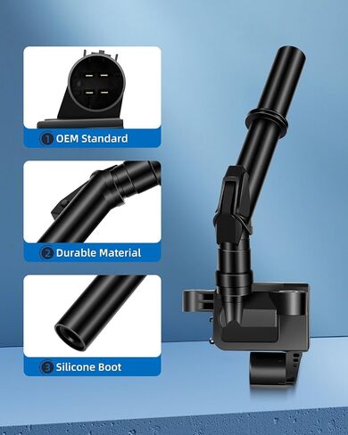 ECCPP UF564 8 ignition coils with 8 iridium Spark Plugs for Cadillac for Buick Deville SRX STS XLR Lucerne 4.6L 12594176 UF-564 C1556 in Saudi Arabia