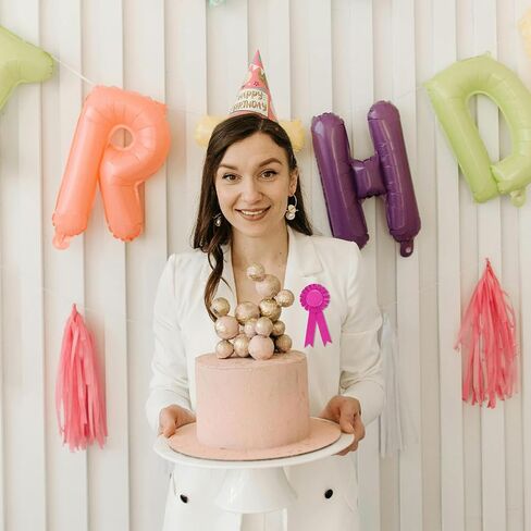 MECCANIXITY It's My Birth Ribbon شارة عيد ميلاد دبوس صفيح دبوس بروش للنساء والرجال ديكورات حفلات أعياد الميلاد، أسود in Saudi Arabia