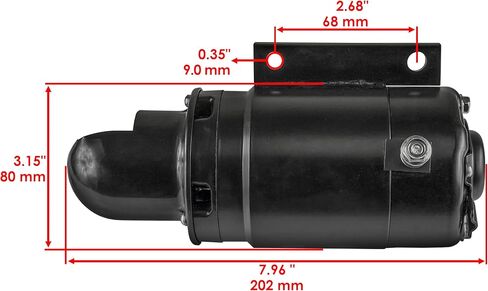 Caltric Starter Motor Compatible With Yamaha Marine Outboard 90HP 85HP 80HP 75HP 688-81800-10-00 in Saudi Arabia
