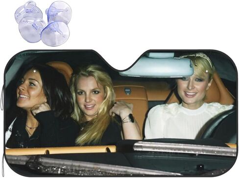 Funny Windshield Sun Shade for Car Sunshade for Car Windshield Covers Blocks Uv Rays Automotive Interior Sun Protection 51 X 27.5 in in Saudi Arabia