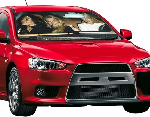 Funny Windshield Sun Shade for Car Sunshade for Car Windshield Covers Blocks Uv Rays Automotive Interior Sun Protection 51 X 27.5 in in Saudi Arabia