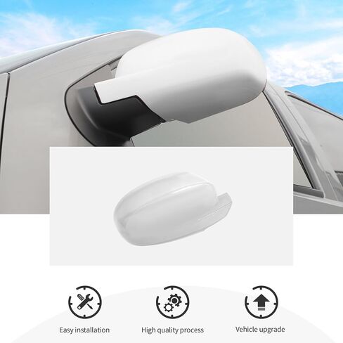 CheroCar Rearview Mirror Fully Caps Cover Fit for 2007-2014 Chevy Silverado GMC Sierra Avalanche Tahoe Suburban Yukon Escalade ESV Left Right Side Mirror Cover(Black) in Saudi Arabia