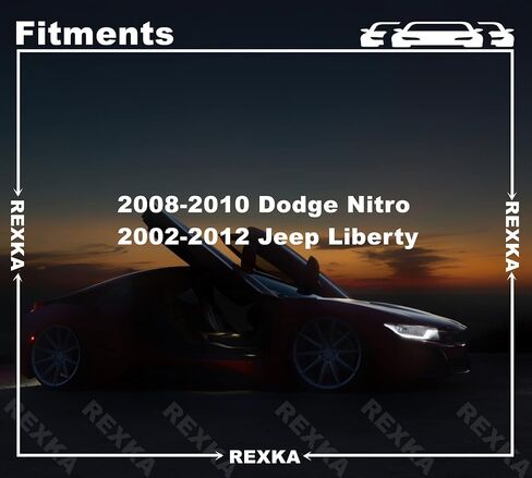 15 قطعة من Rexka Jeep Liberty 2002-2012 مشابك مضيئة، نايلون أسود، دفع للداخل، 1/2 بوصة × 1-3/16 بوصة، جذع 27/32 بوصة، يستبدل Jeep #55156429-AA in Saudi Arabia