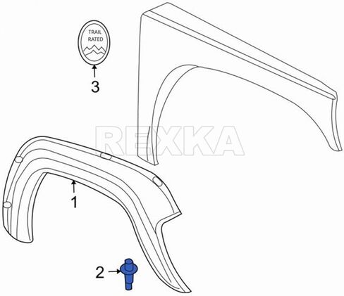 15 قطعة من Rexka Jeep Liberty 2002-2012 مشابك مضيئة، نايلون أسود، دفع للداخل، 1/2 بوصة × 1-3/16 بوصة، جذع 27/32 بوصة، يستبدل Jeep #55156429-AA in Saudi Arabia