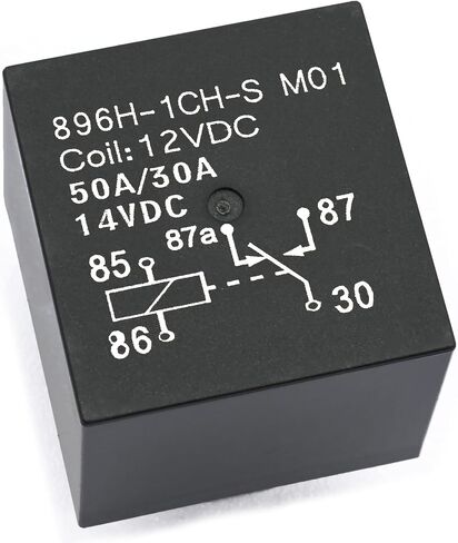 1 Packs 896H-1CH-S M01 Relay, 12V 50A 5 Pins, Automotive Relay in Saudi Arabia