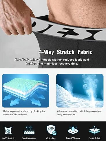 Cotton Boxer Briefs Comfy Men's Comfortable Slim Shaping Underwear in Kuwait