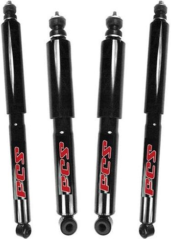 Replacement Parts for Front + Rear Shock Absorber 4pc Kit For 1992 1993 1994 1995 1996 1997 1998 1999 2000 2001 2002 2003 2004 2005 2006 2007 Ford E150 Van Econoline Front Rear Shock Kit in Saudi Arabia
