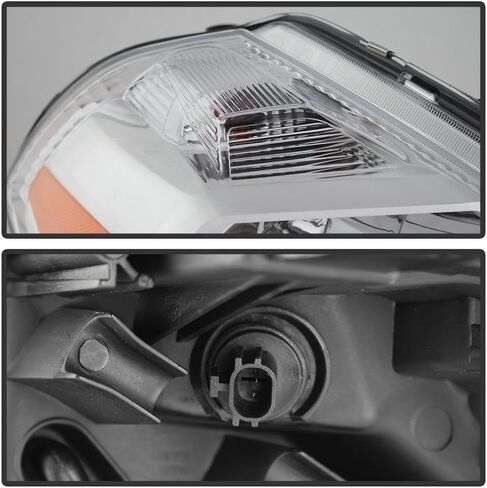 ACANII - For 2007 2008 2009 2010 2011 2012 Nissan Versa Chrome Headlights Headlamps Assembly Set Driver & Passenger Side in Saudi Arabia