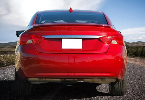 Trunk Spoiler Compatible with 2014-2021 Chevy Impala, Factory Style ABS Unpainted Trunk Boot Lip Spoiler Wing Add On Deck Lid by IKON MOTORSPORTS, 2015 2016 2017 2018 in Saudi Arabia