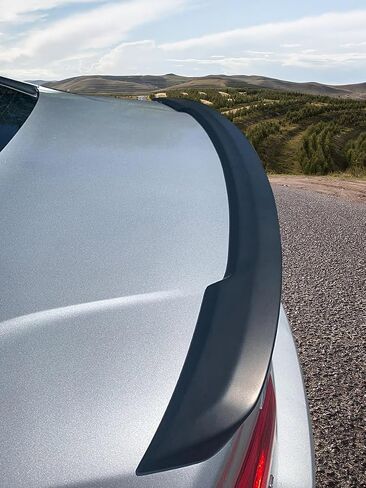 Trunk Spoiler Compatible with 2014-2021 Chevy Impala, Factory Style ABS Unpainted Trunk Boot Lip Spoiler Wing Add On Deck Lid by IKON MOTORSPORTS, 2015 2016 2017 2018 in Saudi Arabia