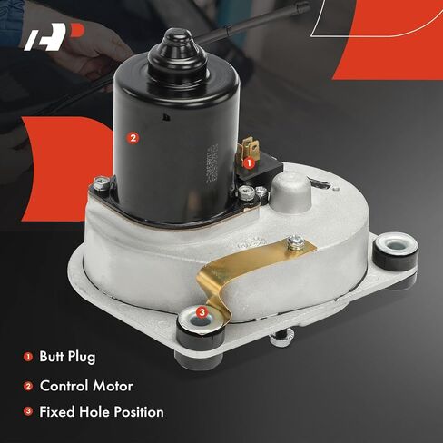 A-Premium Front Windshield Wiper Motor Compatible with Dodge Mini Ram, Dart, Ramcharger, Rampage, 400 & Chrysler Town & Country, Daytona, E Class, Laser & Plymouth Caravelle, Duster, Gran Fury, Scamp in Saudi Arabia