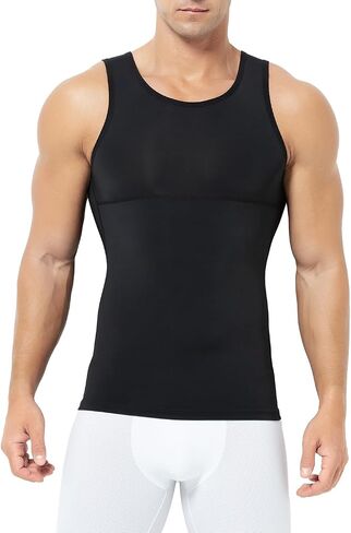 Men's Compression Vest Body Shaper Slimming Tank Tops Undershirts Shapewear in Saudi Arabia
