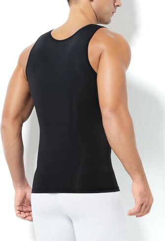 Men's Compression Vest Body Shaper Slimming Tank Tops Undershirts Shapewear in Saudi Arabia
