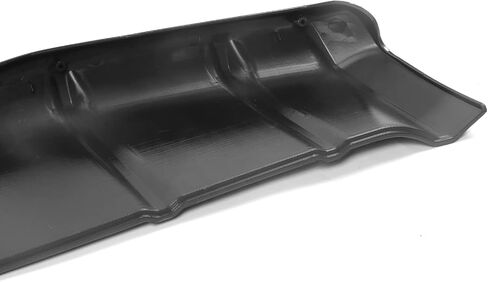 IKON MOTORSPORTS, Rear Diffuser Compatible With 2022-2026 Honda Civic 11th Gen Sedan 4-Door, MD Style Matte Black PP Rear Bumper Diffuser Lip Added on Bodykit Replacement in Saudi Arabia