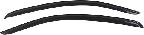 Window Visor Compatible with 1994-2004 Ford Mustang Coupe(Not Fits Convertible), Slim Style Dark Smoke 2PC Set Acrylic by IKON MOTORSPORTS, 1995 1996 1997 1998 1999 2000 2001 2002 2003 in Saudi Arabia