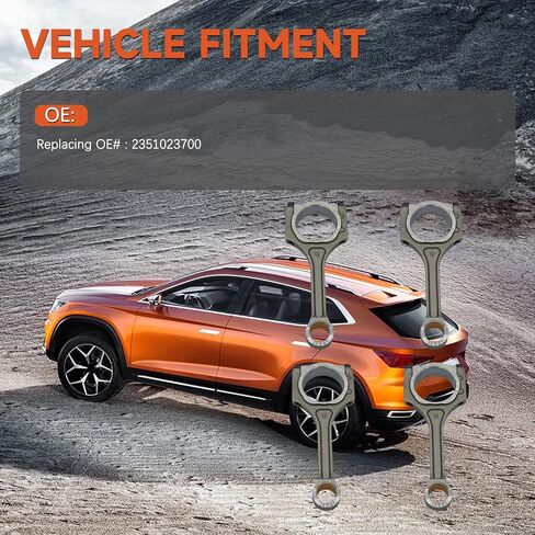 4pcs Connecting Rods 11248623418 Compatible with BMW F30 F32 F48 F55 F56 X1 X2 X3 X4 Cooper S 2.0T B46 B48 After-Market Parts in Kuwait