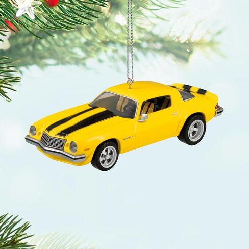 Hallmark Keepsake Christmas Ornament 2025, The Car's The Star Transformers 1976 Chevrolet Camaro Bumblebee, Metal, Movie Gifts in Saudi Arabia