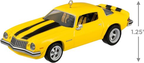 Hallmark Keepsake Christmas Ornament 2025, The Car's The Star Transformers 1976 Chevrolet Camaro Bumblebee, Metal, Movie Gifts in Saudi Arabia