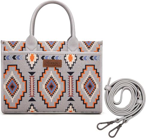 Wrangler Large Tote Bag with Compartments Western Shoulder Bag for Women Work in Kuwait