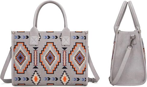Wrangler Large Tote Bag with Compartments Western Shoulder Bag for Women Work in Kuwait