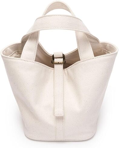 YONBEN® Tote Bucket Bag -Simple and Comfortable Handbag with Belt Opening Design Lightweight and Versatile Bucket Bag in Saudi Arabia