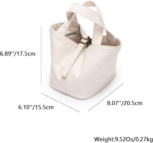 YONBEN® Tote Bucket Bag -Simple and Comfortable Handbag with Belt Opening Design Lightweight and Versatile Bucket Bag in Saudi Arabia