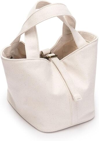 YONBEN® Tote Bucket Bag -Simple and Comfortable Handbag with Belt Opening Design Lightweight and Versatile Bucket Bag in Saudi Arabia