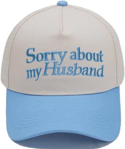 Put It On My Husband's Tab Funny Trucker Hats Women Vintage Adjustable Baseball Cap Embroidery Fashion Trucker Hat in Saudi Arabia