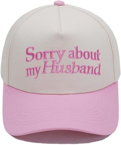 Put It On My Husband's Tab Funny Trucker Hats Women Vintage Adjustable Baseball Cap Embroidery Fashion Trucker Hat in Saudi Arabia