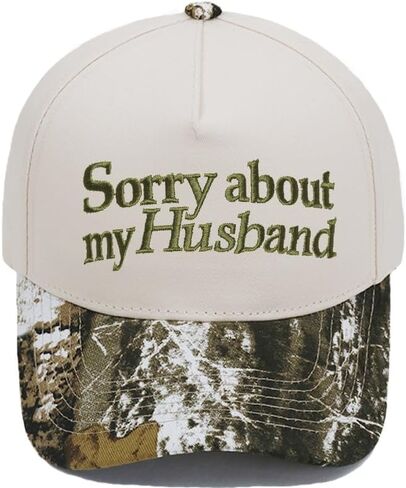 Put It On My Husband's Tab Funny Trucker Hats Women Vintage Adjustable Baseball Cap Embroidery Fashion Trucker Hat in Saudi Arabia