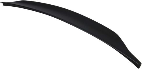 IKON MOTORSPORTS, Trunk Spoiler Compatible with 2008-2017 Mitsubishi Lancer Sedan 4-Door (EVO X), RS Style Unpainted Black ABS Plastic Rear Trunk Lid Spoiler Wing Lip in Saudi Arabia