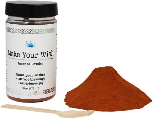 Vrinda® Make Your Wish Premium Incense Powder - Ideal for All Rituals, 50 gm, Made in India, Smudge Powder, Voodoo, Hoodoo, Pagan & Wiccan in Saudi Arabia