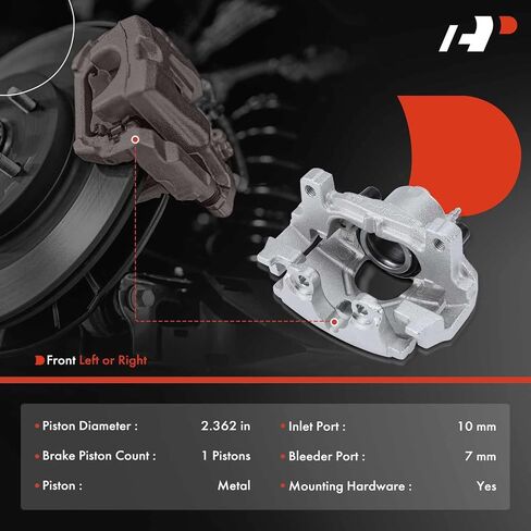 A-Premium Disc Brake Caliper Assembly with Bracket Compatible with Select Ford and Lincoln Models - Fusion 2015-2020 Front Left - MKZ 2013-2020 Front Right in Saudi Arabia
